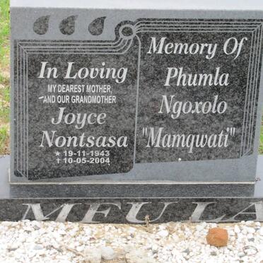 MFULA Joyce Nontsasa 1943-2004