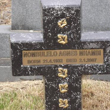 MHAMBI Nombulelo Agnes 1932-2007