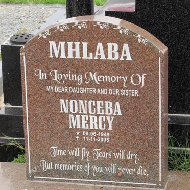 MHLABA Nonceba Mercy 1949-2005