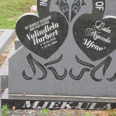 MJEKULA Vulindlela Hurbert 1928-2004