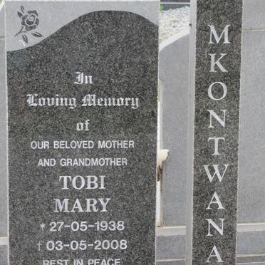 MKONTWANA Tobi Mary 1938-2008