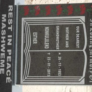 MKHOSI Nonkululeko Esther 1953-2013