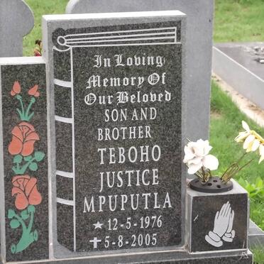MPUPUTLA Teboho Justice 1976-2005