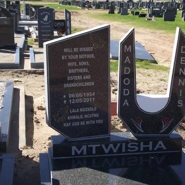 MTWISHA Madoda Dennis 1954-2011