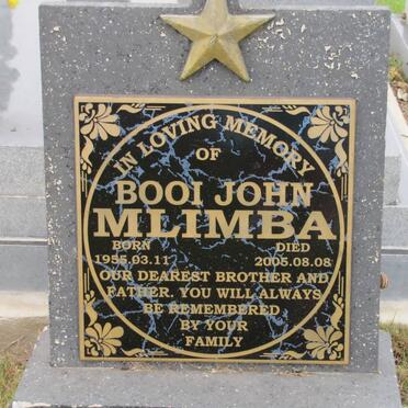 MLIMBA Booi John 1955-2005