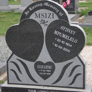 MSIZI Sydney Mpumelelo 1934-2006 :: MSIZI Gugulethu 1969-1970