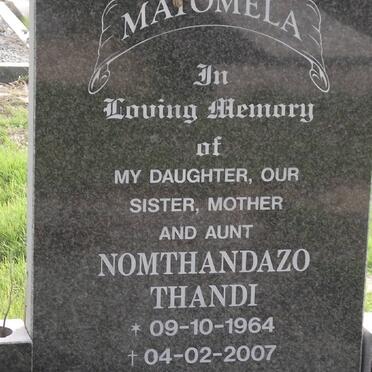 MATOMELA Nomthandazo Thandi 1964-2007