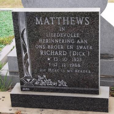 MATTHEWS Richard 1923-1988