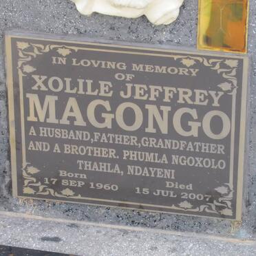 MAGONGO Xolile Jeffrey 1960-2007
