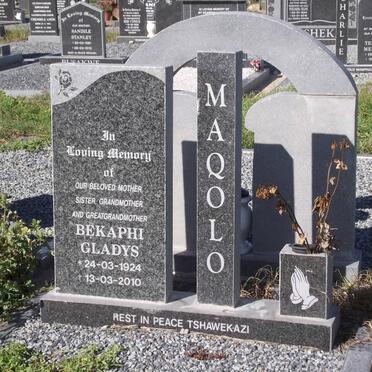 MAQOLO Bekaphi Gladys 1924-2010