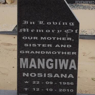 MANGIWA Nosisana 1956-2010