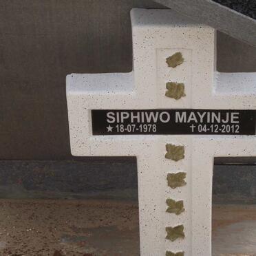 MAYINJE Siphiwo 1978-2012