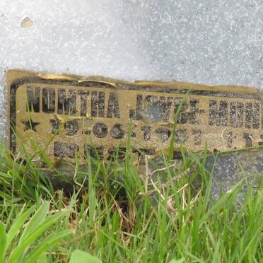 MALOYI Nomtha Joyce Monica 1961-2005