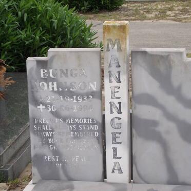 MANENGELA Bunga Johnson 1932-1994