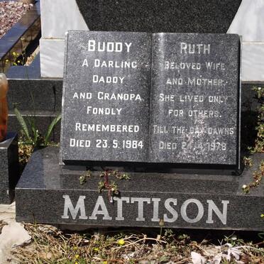 MATTISON Buddy -1984 &amp; Ruth -1978