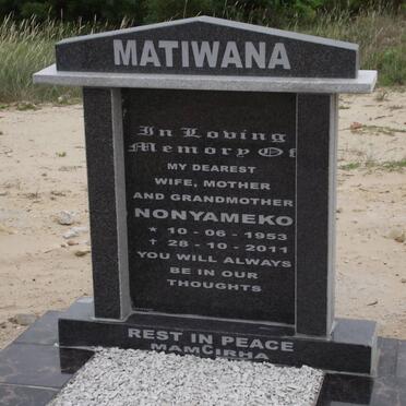 MATIWANA Nonyameko 1953-2011