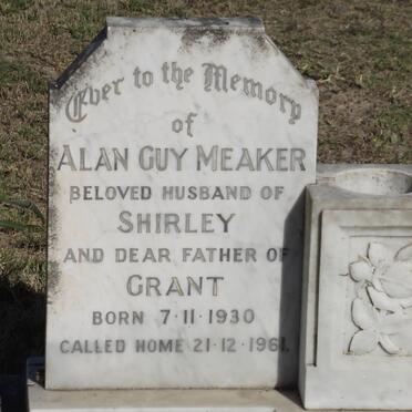 MEAKER Alan Guy 1930-1961
