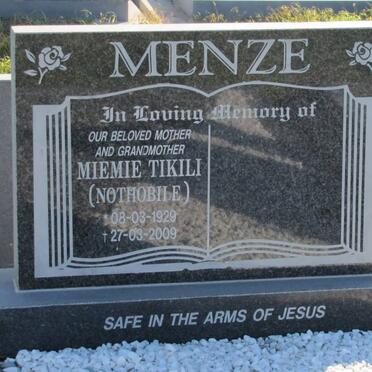 MENZE Miemie Tikili 1929-2009