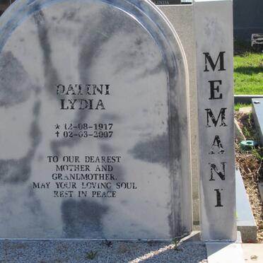 MEMANI Datini Lydia 1917-2007