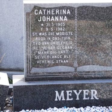 MEYER Catherina Johanna 1905-1982