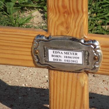 MEYER Edna 1939-2012