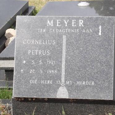 MEYER Cornelius Petrus 1921-1988