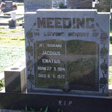 MEEDING Jacobus Ignatius 1904-1972