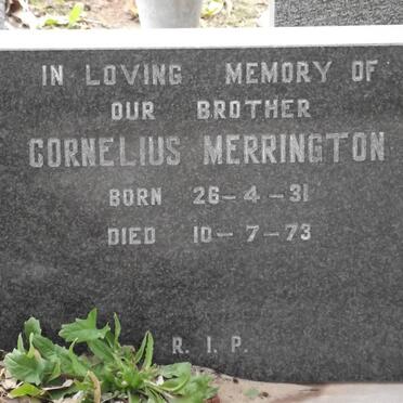 MERRINGTON Cornelius 1931-1973