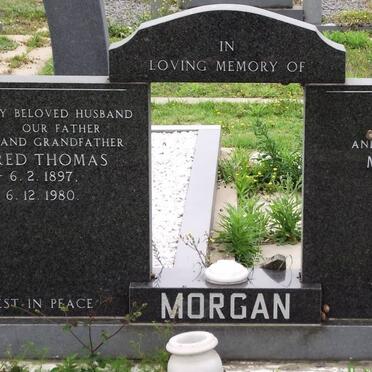 MORGAN Alfred Thomas 1897-1980 &amp; Maud Elsie 1895-1990