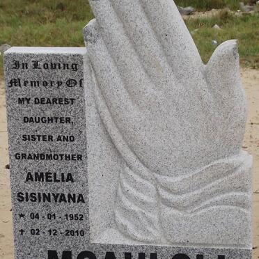 MOAHLOLI Amelia Sisinyana 1952-2010