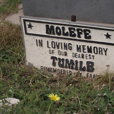 MOLEFE Tumile Edward 1932-2001