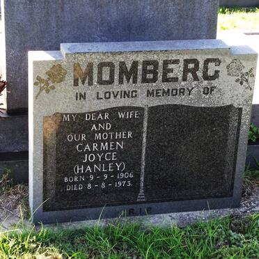 MOMBERG Carmen Joyce nee HANLEY 1906-1973