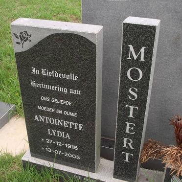 MOSTERT Antoinette Lydia 1916-2005