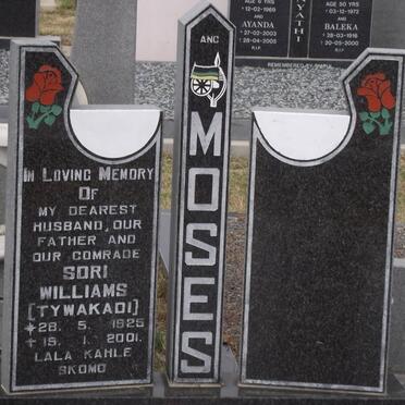 MOSES Sori Williams 1925-2001
