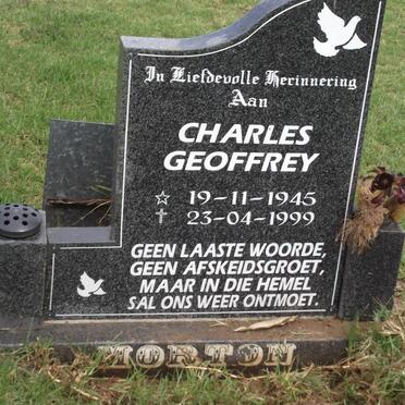 MORTON Charles Geoffrey 1945-1999