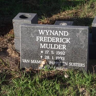 MULDER Wynand Frederick 1992-1993