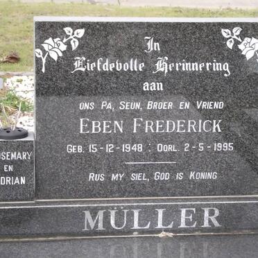 MULLER Eben Frederick 1948-1995