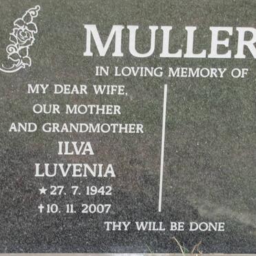 MULLER Ilva Luvenia 1942-2007