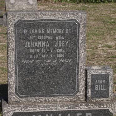 MULLER Johanna 1905-1984