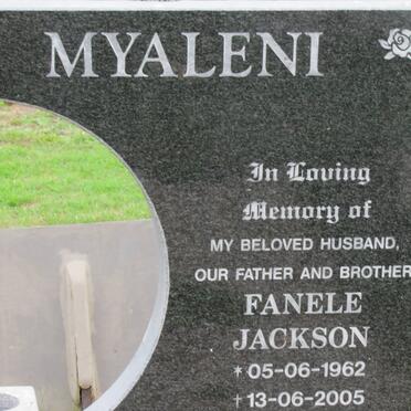 MYALENI Fanele Jackson 1962-2005