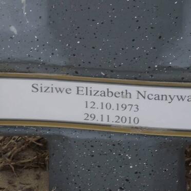 NCANYWA Siziwe Elizabeth 1973-2010