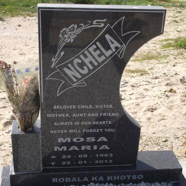 NCHELA Mosa Maria 1963-2012