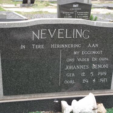NEVELING Johannes Benoni 1919-1971