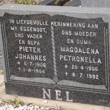 NEL Pieter Johannes 1906-1984 &amp; Magdalena Petronella 1906-1992