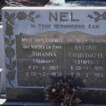 NEL Antonie Christoffel 1905-1989 &amp; Johanna 1907-1979