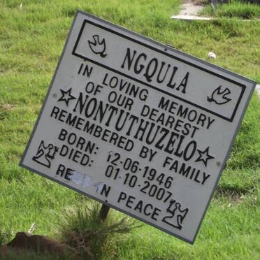 NGQULA Nontuthuzelo 1946-2007