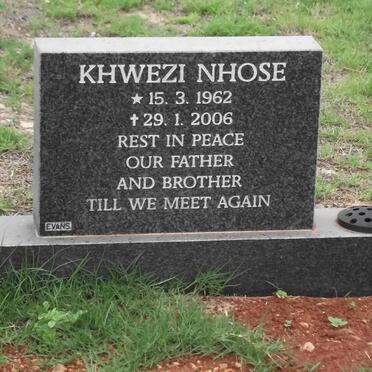 NHOSE Khwezi 1962-2006