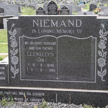 NIEMAND Llewellyn 1940-1980