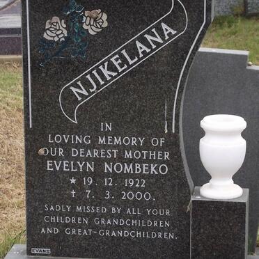 NJIKELANA Evelyn Nombeko 1922-2000