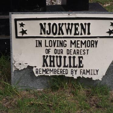 NJOKWENI Khulile 1961-1994